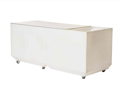 Venetian LED Reception/Bar Table With Ice Bucket 200cm/79″ L X 80cm/32″ W X 80cm/32″h