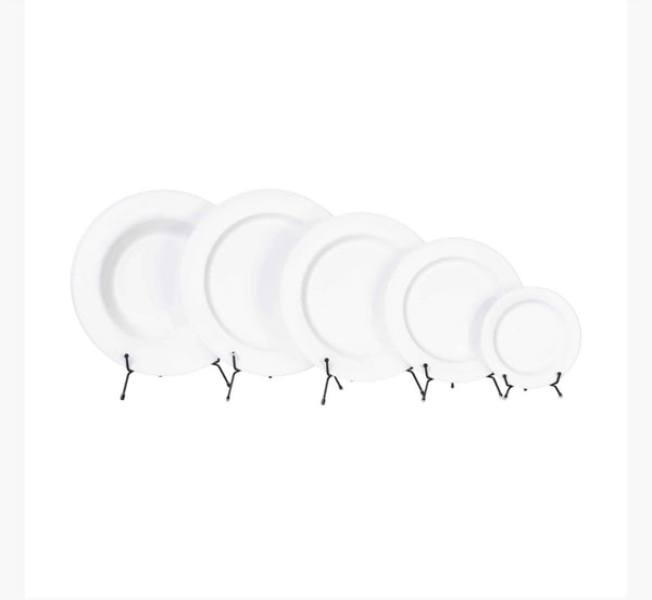 Plates (Monaco Range - Everyday
Crockery)and Oslo Range - Contemporary Cutlery (per 10 people)